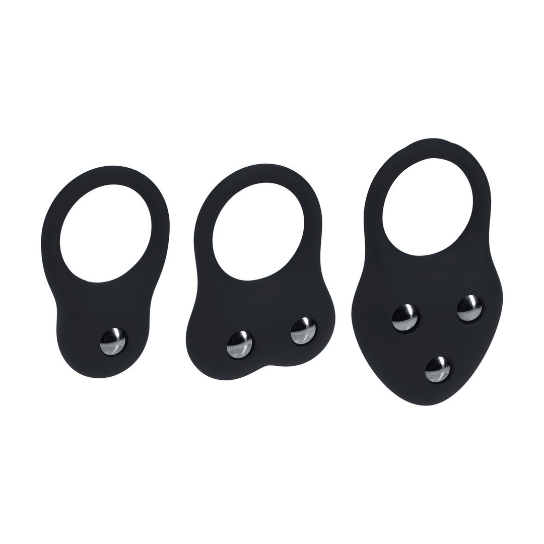 CONJUNTO DE 3 ANÉIS PARA O PÉNIS
