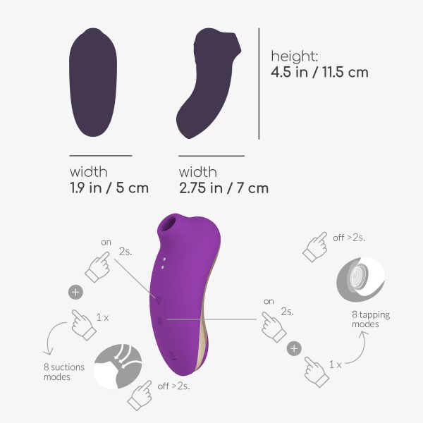 ESTIMULADOR DE CLITÓRIS SUPERNOVA | ROXO