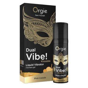 VIBRADOR LÍQUIDO DUAL VIBE (PIÑA COLADA) | 15ML - Image 4