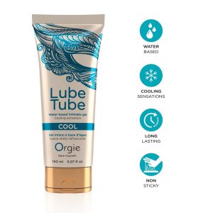 LUBRIFICANTE ORGIE COM EFEITO FRIO (BASE DE ÁGUA) | 150 ML 3 LUBRIFICANTE ORGIE COM EFEITO FRIO