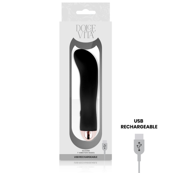 VIBRADOR TWO COM 7 VELOCIDADES (PRETO)