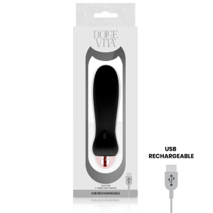VIBRADOR FIVE COM 7 VELOCIDADES (PRETO) - Image 3