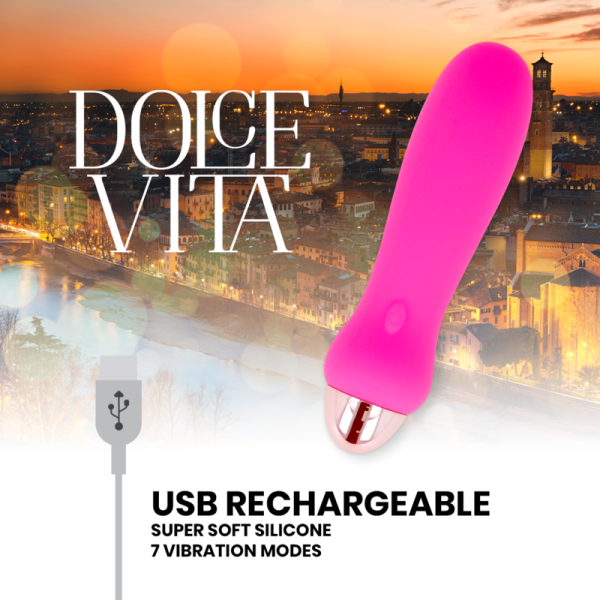 VIBRADOR FIVE COM 7 VELOCIDADES (ROSA)
