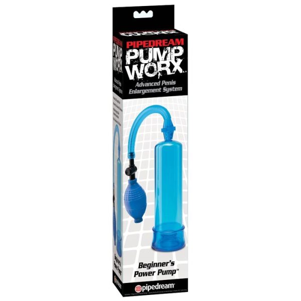 BOMBA PARA O PÉNIS PARA PRINCIPIANTES (AZUL)