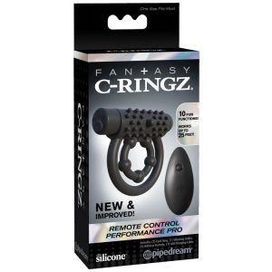 ANEL PARA O PÉNIS COM ESTIMULADOR DE CLÍTORIS E COMANDO C-RINGZ - Image 8