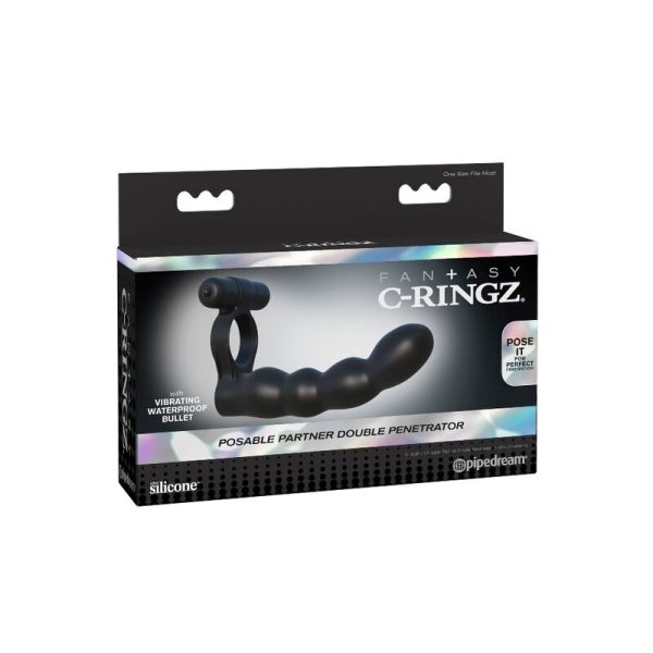 ANEL COM PLUG ANAL VIBRADOR C-RINGZ