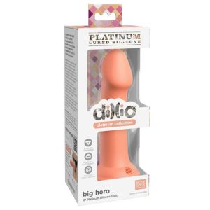 DILDO DILLIO BIG HERO (LARANJA) | 15,24 CM - Image 5