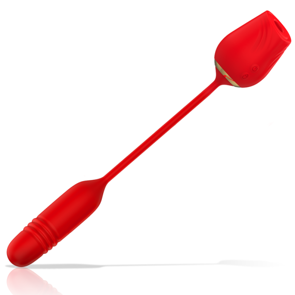 VIBRADOR 2 EM 1 AMALFI DOUBLE PLEASURE (SUCÇÃO + UP AND DOWN)