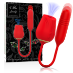 VIBRADOR 2 EM 1 AMALFI DOUBLE PLEASURE (SUCÇÃO + UP AND DOWN)