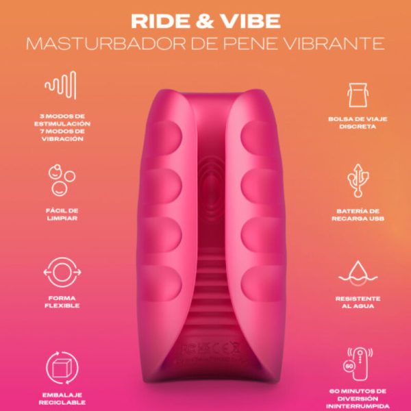 MASTURBADOR MASCULINO DUREX RIDE & VIBE