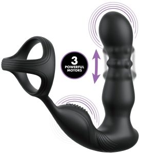 MASSAJADOR ANAL COM ANEL E COMANDO ANAL FANTASY - Image 2