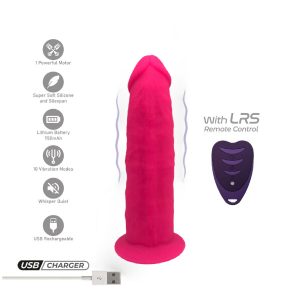 VIBRADOR REALÍSTICO MOD.2 COM COMANDO | 17 CM - Image 2