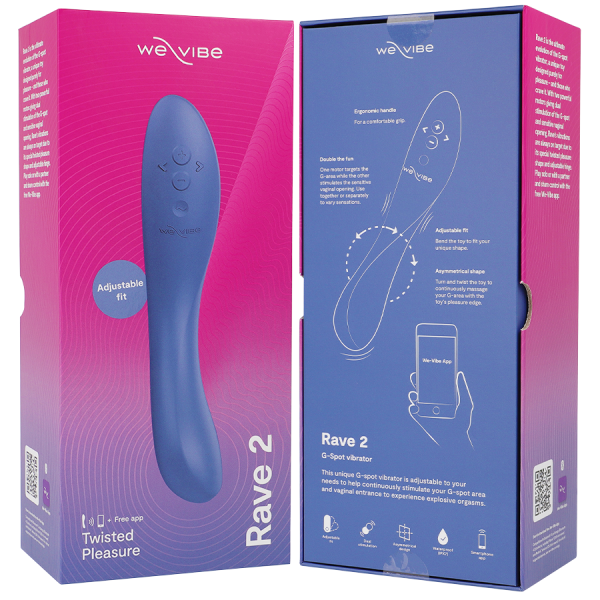 VIBRADOR DO PONTO G RAVE 2 (AZUL)