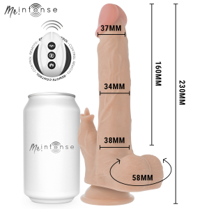 VIBRADOR REALÍSTICO REDFORD ROTAÇÃO + CONTROLO REMOTO | 23 / 3.5 CM - Image 2