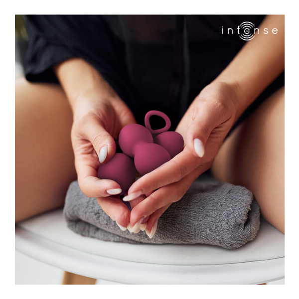 KIT DE BOLAS KEGEL CHARLI (BORDÔ)