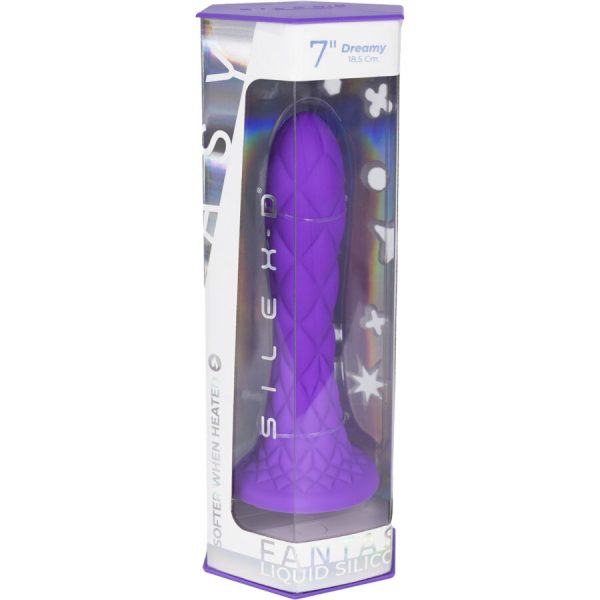 DILDO DREAMY TERMOREATIVO (LILÁS) | 18.5 CM