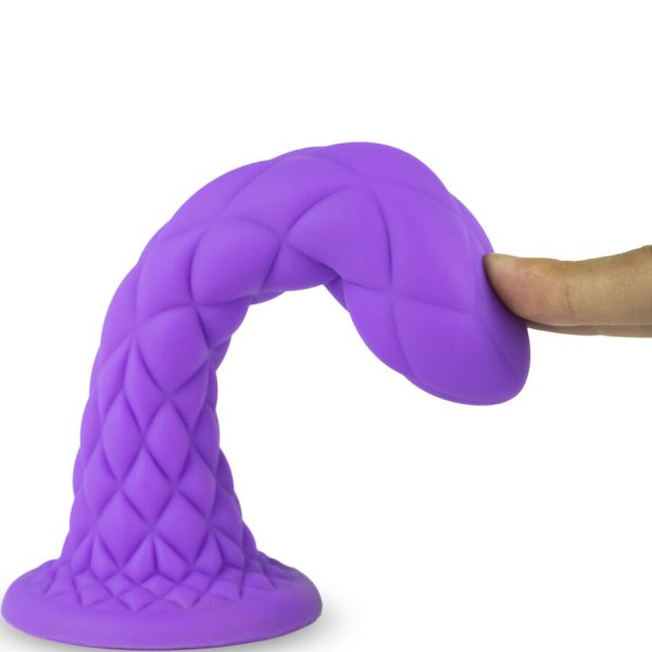 DILDO DREAMY TERMOREATIVO (LILÁS) | 18.5 CM