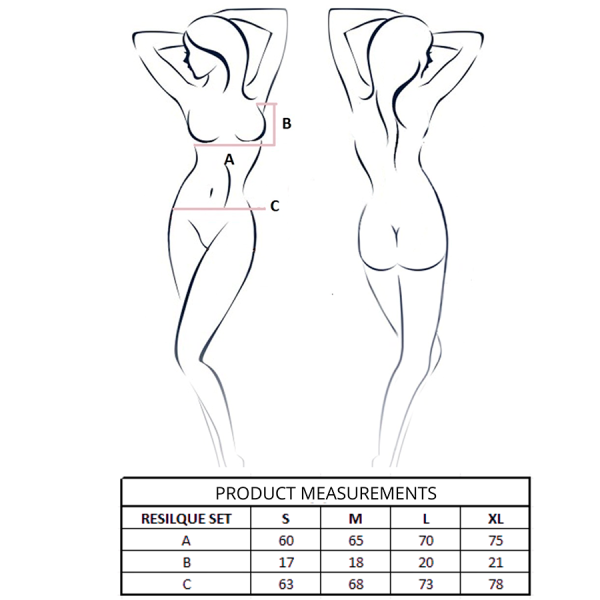 CONJUNTO DE 2 PEÇAS RESILQUE (VERMELHO) | S/M