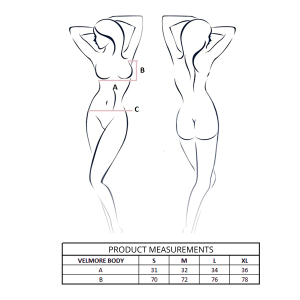 BODY VELMORE (ROXO) | S/M