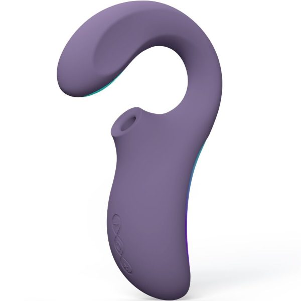 VIBRADOR ENIGMA DOUBLE SONIC PONTO G (ROXO)