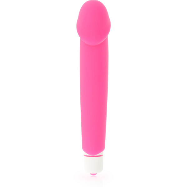 VIBRADOR REALISTIC COM CAPA REMOVÍVEL (ROSA)