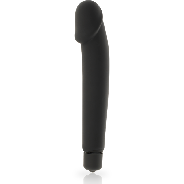 VIBRADOR REALISTIC COM CAPA REMOVÍVEL (PRETO)