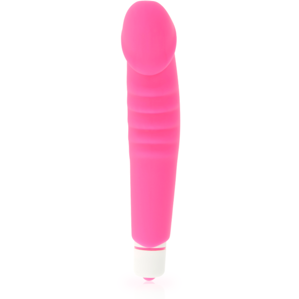 VIBRADOR REALISTIC PLEASURE COM CAPA REMOVÍVEL (ROSA)