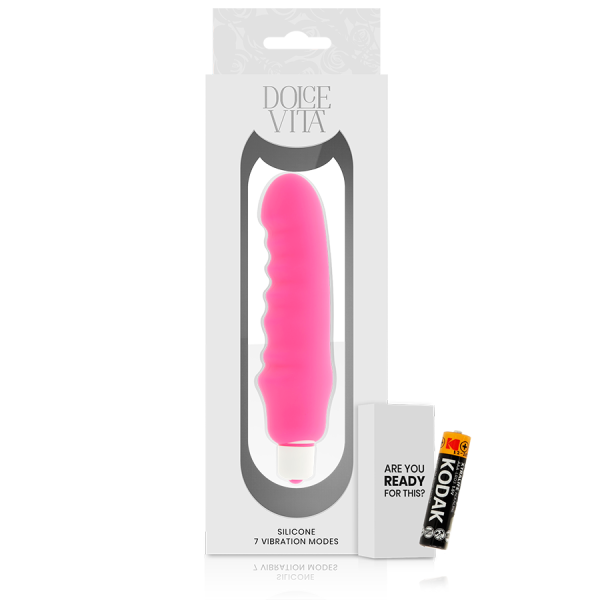 VIBRADOR GENIUS COM CAPA REMOVÍVEL (ROSA)