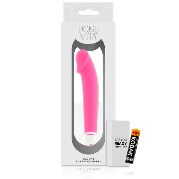 VIBRADOR REALISTIC COM CAPA REMOVÍVEL (ROSA)