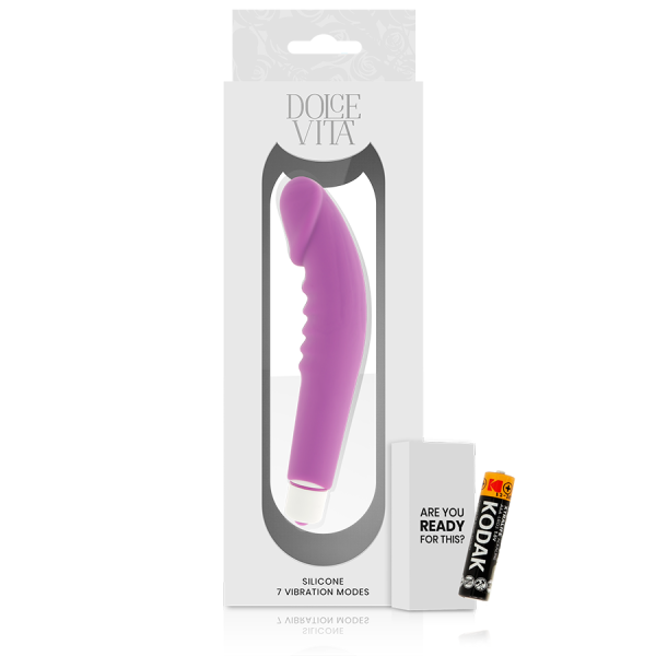 VIBRADOR REALISTIC PLEASURE COM CAPA REMOVÍVEL (LILÁS)
