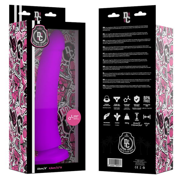 DILDO REALÍSTICO DELTA CLUB (ROXO) | 23 CM