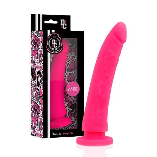 STRAP-ON DELTA CLUB COM DILDO (FÚCSIA) | 17 CM