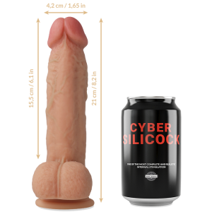 CYBER SILICOCK - ARNÉS SILICONA LIQUIDA SAUL 15.5 CM -O- 4.2 CM - Image 6