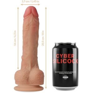 CYBER SILICOCK - ARNÉS SILICONA LIQUIDA CONNOR 20.5 CM -O- 3.7 CM - Image 6