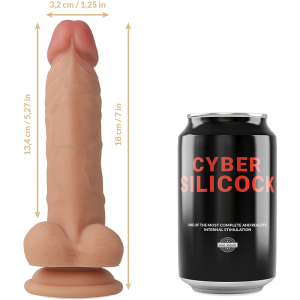 CYBER SILICOCK - ARNÉS SILICONA LIQUIDA JUDE 18 CM -O- 3.2 CM - Image 6