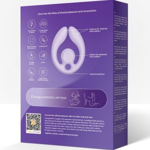 VIBRADOR PARA CASAIS GIZI DÚO (COM CONTROLO REMOTO) | LILÁS - Image 9