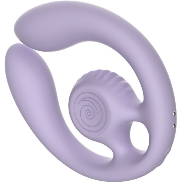 VIBRADOR PARA CASAIS GIZI DÚO (COM CONTROLO REMOTO) | LILÁS