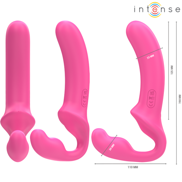 VIBRADOR DUPLO AMY COM CONTROLO REMOTO (ROSA)