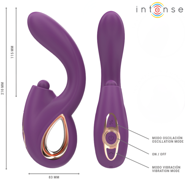 VIBRADOR PONTO G MULTIFUNÇÃO LALI
