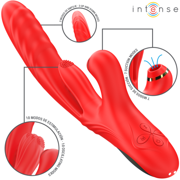 VIBRADOR MULTIFUNÇÃO KAROL (COM IMPULSO E SUCÇÃO)