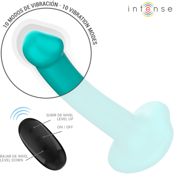 VIBRADOR KATIE COM VENTOSA E CONTROLO REMOTO