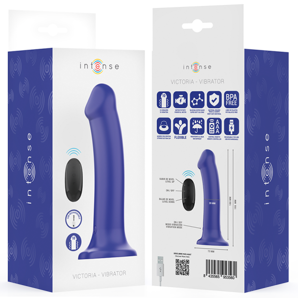 VIBRADOR VICTORIA COM VENTOSA E CONTROLO REMOTO