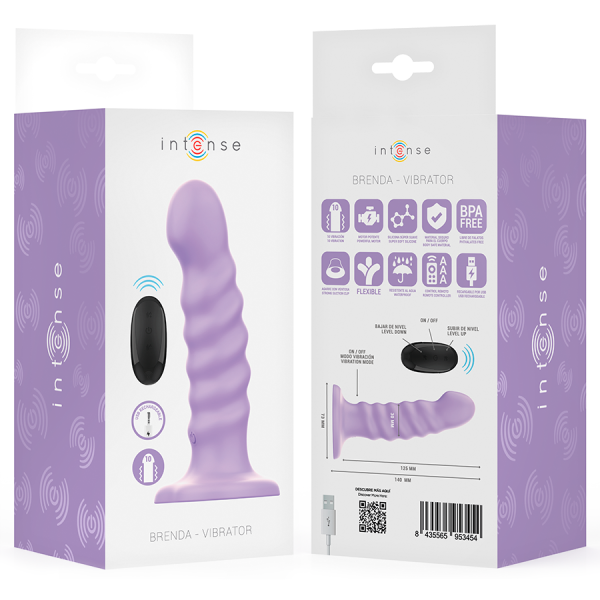 VIBRADOR BRENDA EM ESPIRAL COM CONTROLO REMOTO 7 VIBRADOR BRENDA EM ESPIRAL COM CONTROLO REMOTO