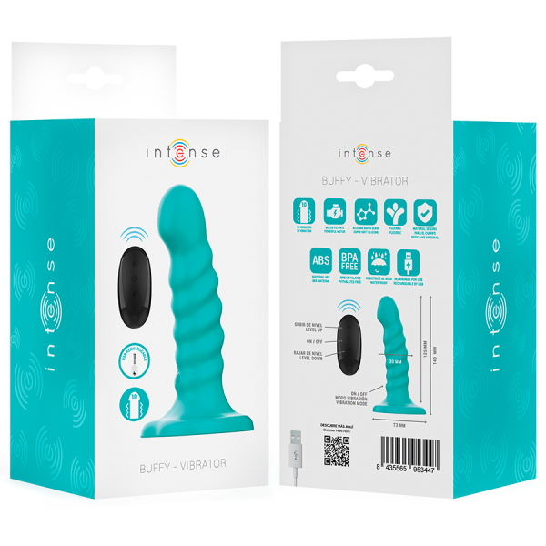 VIBRADOR BUFFY EM ESPIRAL COM CONTROLO REMOTO