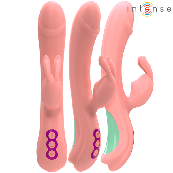 VIBRADOR RABBIT RACHEL COM 5 VIBRAÇÕES (ROSA)