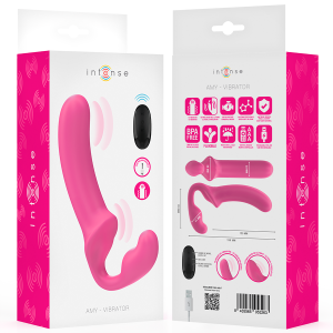VIBRADOR DUPLO AMY COM CONTROLO REMOTO (ROSA) - Image 8