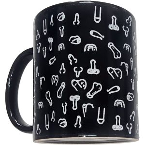 DIABLO PICANTE - TAZA NEGRA PENES 370 ML - Image 1