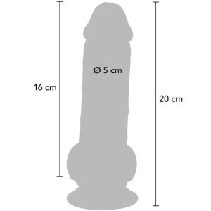 DILDO REALÍSTICO DELUXE (COM TESTÍCULOS) | 20 CM - Image 4