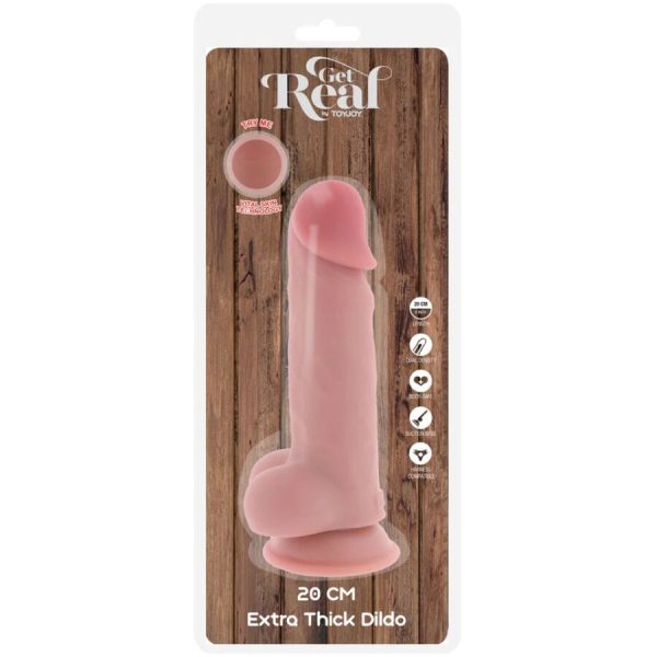 DILDO REALÍSTICO DELUXE (COM TESTÍCULOS) | 20 CM
