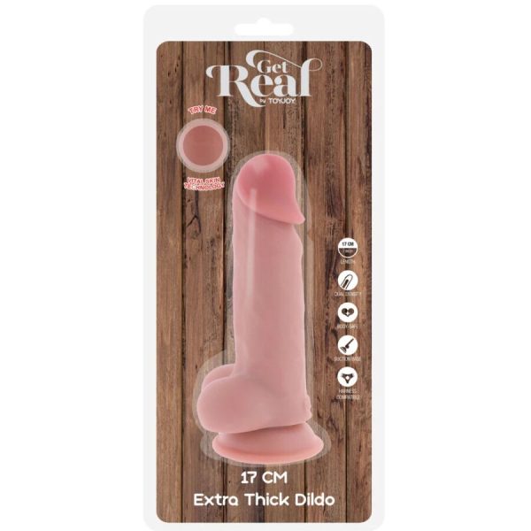 DILDO REALÍSTICO DELUXE (COM TESTÍCULOS) | 17 CM